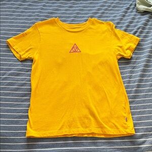 Vans Yellow Tee with Purple Logo